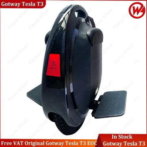 2021 GOTWAY Newest Tesla 3 Generation 84V 1500WH Super Big Battery Tesla T3 E-Wheel 2000W Motor Max Speed 68km/h Unicycle Wheel