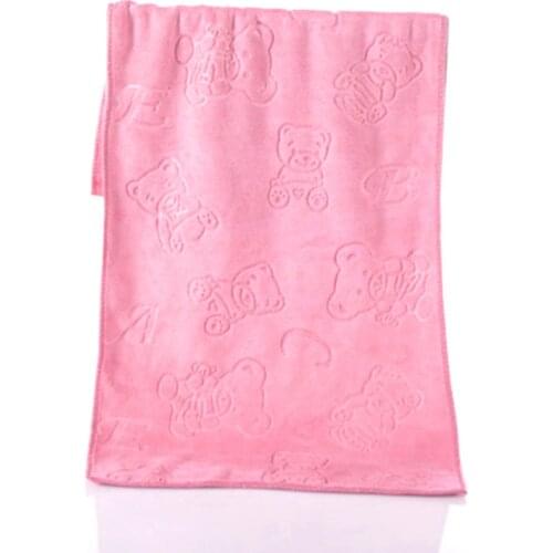 Microfiber Towels Embossed Thick Soft Absorbent Ultrafine Fiber Towel Beach Bath Towel JAN88