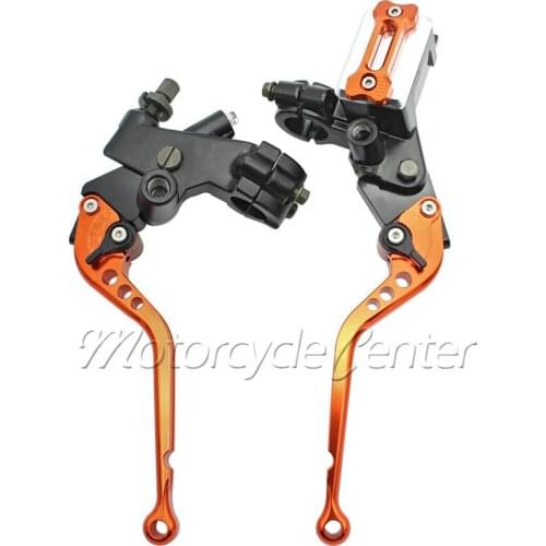 Motorcycle Handlebar 7/8" 22mm Master Cylinder Kit Reservoir Long Brake Clutch Lever For Honda CBR600F F1 F2 F3 F4 CBR600F4i