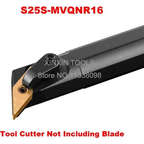 S25S-MVQNR16/S25S-MVQNL16 25mm Lathe Cutting Tools CNC Turning Tool Machine Tools Internal Metal Lathe Tool Boring Bar MVQNR/L