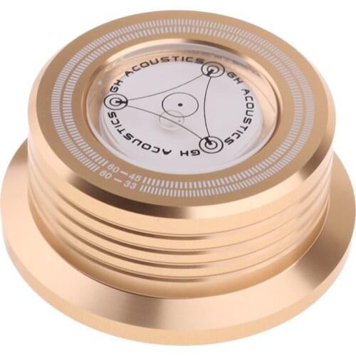 Aluminum Record Weight LP Disc Stabilizer Turntable Vinyl Clamp non-magnetic aluminium alloy non-slip design