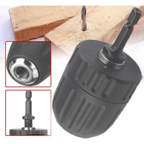 1 Pcs Drill Chuck(included Hex Shank) Suitable For Power More Impact Drill 1050w B5A2