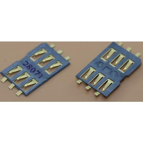 YuXi 1pcs/lot SIM Card Slot Reader Holder Connector SIM Card Socket For Nokia 5250 13.26*8.8*0.91mm