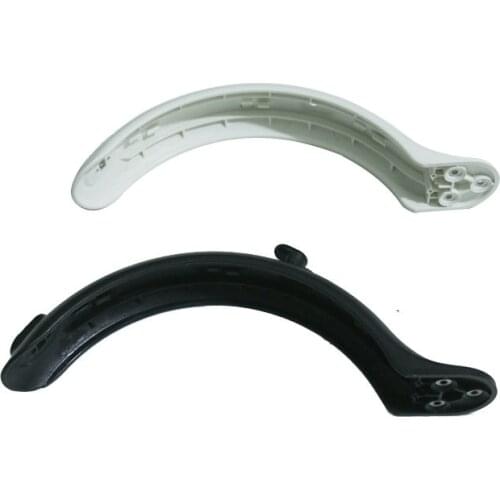 1pcs Electric Scooter Rear Fender With Hook Black White Rear Wheel Water Baffle Water Stop Scooter Parts