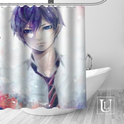 Anime boy High-definition Picture Printing Shower curtain Made of Waterproof Polyester Fabric Enjoy Your Shower Time with it