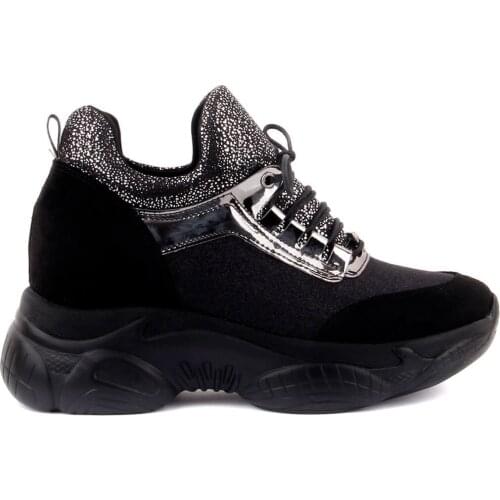 Pierre Cardin-Black Color Women 'S Casual Shoes