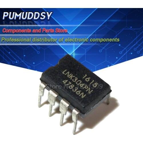 10PCS LNK304PN DIP8 LNK304P DIP LNK304 new and IC