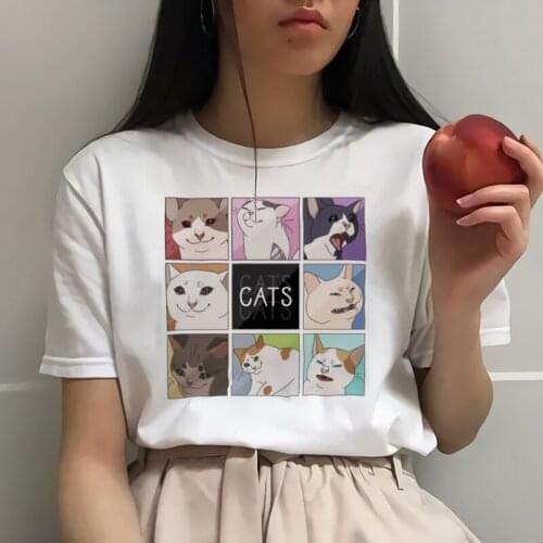 %100 Cotton Summer Harajuku Punk Casual Ulzzang Dropshipping T-Shirt Top White Print Letter Fun Retro Women Half Sleeve T-Shirt