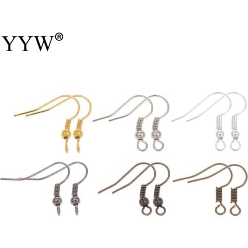 100 pcs / lot DIY Findings Earring Earrings Clasps Hooks Accessories DIY Jewelry Making Jewelry Accessories Iron Hook Auricula