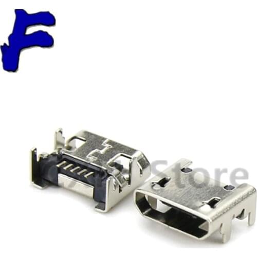 100pcs All copper micro 5p sink 0.8 non crimping four pin plug-in microphone 5p 5-pin 4-pin USB mother base braiding