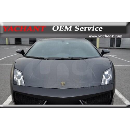 Car-Styling High Quality Carbon Fiber Body Kit Hood Fit For 2009-2012 Gallardo LP540 550 560 570 OEM Hood Bonnet
