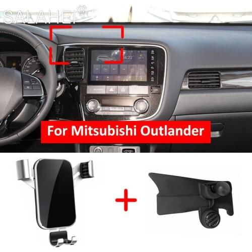 GPS Car Mobile Phone Holder for Mitsubishi Outlander MK3 2016~2020 Telephone Stand Bracket Air Vent Accessories for Smartphone