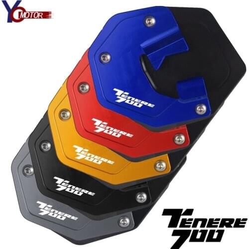 Side Stand Support Pad For YAMAHA TENERE 700 tenere700 2019-2020 XTZ 700 CNC Motorcycle Side Stand Enlarge Plate Enlarge