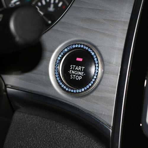 Color My Life Car Engine Start Stop Ignition Key Ring Stickers For Volvo S60 V60 XC60 For Ford Mondeo KUGA Fiesta Ecosport