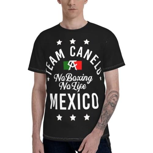 Team Canelos Alvarez Mexico Essential T-shirt Promo Creative Mens T Shirt Print R257 Nerdy Tops Tees European Size