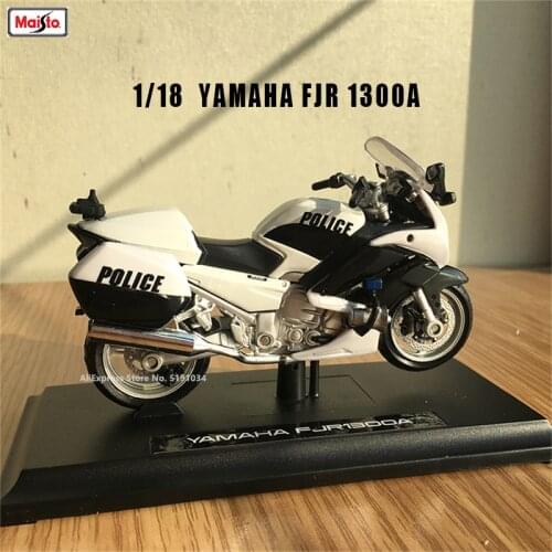 Maisto 1:18 Hot BMW Yamaha FJR 1300A Police motorcycle series original authorized simulation alloy motorcycle model toy car