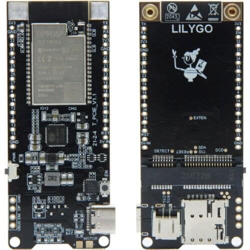 LILYGO® TTGO T-PCIE ESP32-WROVER-B AXP192 Module WIFI Bluetooth Nano Card SIM Series Composable Development Board Hardware
