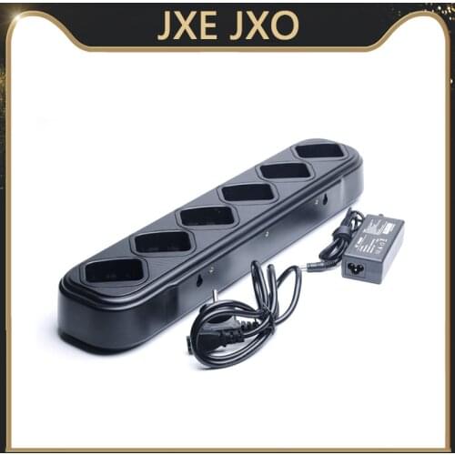 OPPXUN Multiplex charger 6 walkie-talkies for motorola GP3688 GP3188 EP450 PR400 CP140 CP150 CP160 CP180 CP200 CP250 radios