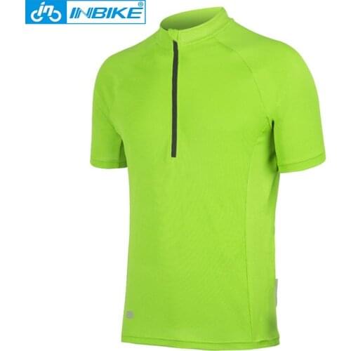 INBIKE Men Cycling Base Layers Bicycle Short Sleeve Shirt Highly Breathable Underwear Bike Cool Mesh Jersey Quick Drying Clothes
