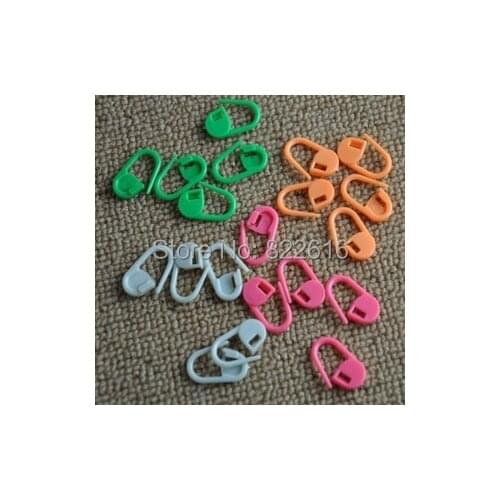 Wholesale 2000pc/bag Plastic Tools Knitting count do not buckle small anti Solutions Crotchet Locking Stitch Markers Craft