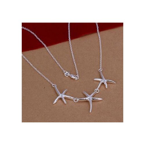 Wholesale fashion jewelry Necklace , M925 Silver color Necklace . Nice Jewelry. Good Quality N105