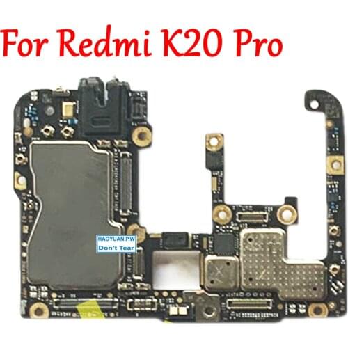 Tested Full Work Original Unlock Motherboard For Xiaomi Hongmi Redmi K20 K20pro K20 Pro 9T Pro Logic Circuit Board Plate