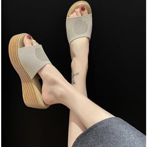 Sandals Slippers Women 2021 Home Shoes Wedges Sandals for Women Lightweight SoleHeighten