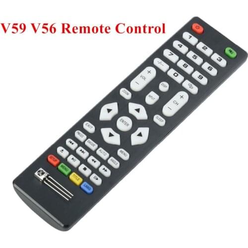 Universal Remote Control with IR Receiver LCD Driver Controller Board Suitable For V59 V56 3463A DVB-T2 V29 3663LUA Driver Board