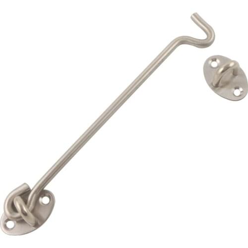 2pcs 16inch Wind Brace Cabin Hook Stainless Steel Cabinet Door Window Stay Catch Eye