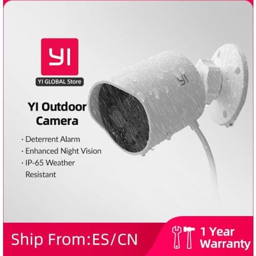 YI 1080p outdoor security camera 2pcs cloud storage wifi 2.4G IP cam weatherproof infrared night vision motion detection Cameras
