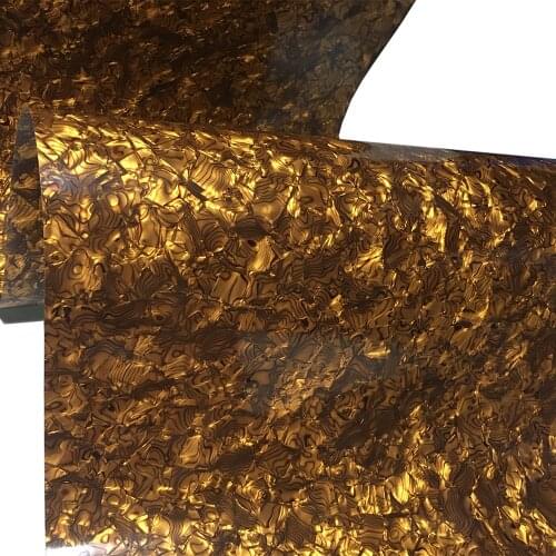 16" x 60“ Tiger Stripes 0.50mm Celluloid Sheet DIY Musical Instrument Deco Drum Wrap