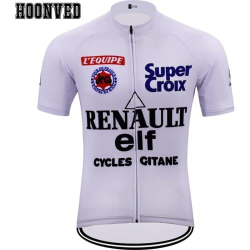 The 2019 New team Pro Man Retro elf Reynolds No. 15 Cycling Jersey Short Sleeves Mtb Bicycle Clothing maillot ciclismo hombre