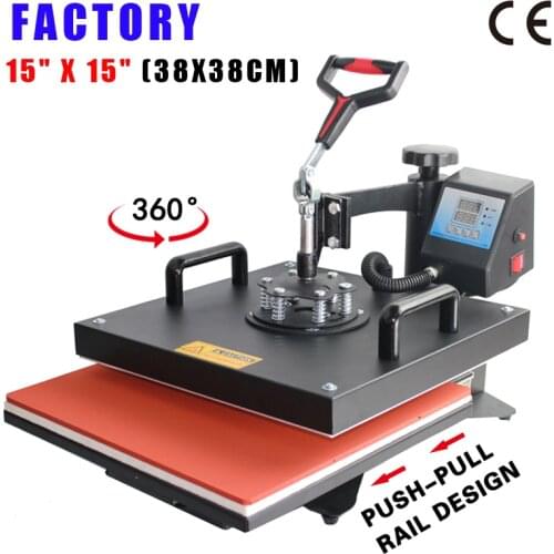 38*38 cm Best T Shirt Heat Press Machine CE Approved sublimation printer, Printing Phone case T Shirt and so on