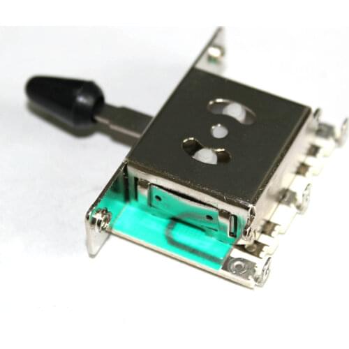 5 Way Pickup Selector Switch with Black Tip for Stratocaster Electirc Guitars