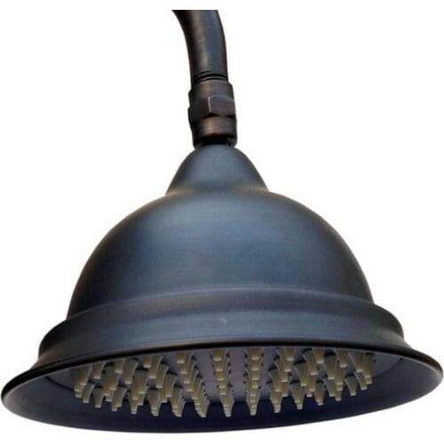 8" ( inch ) Black Oil Rubbed Bronze Round Shape Bath Rainfall Shower head / Bathroom Accessory (Standard 1/2") ash006