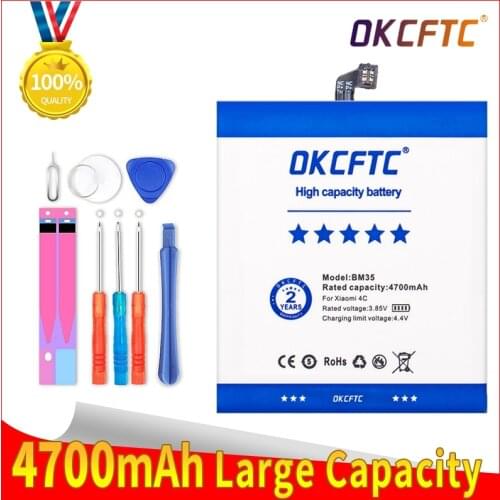Phone Battery BM35 4700mAh for Xiaomi MI 4C MI4C High Capacity High Quality Original Replacement Battery