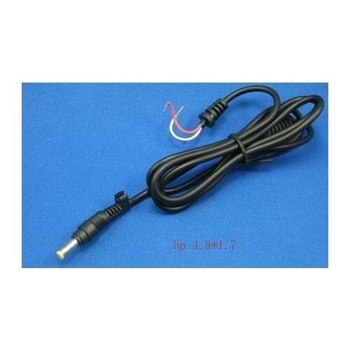 Free shipping For notebook power cord DC line HP For Asus Internet 4.8 * 1.7mm small yellow mouth