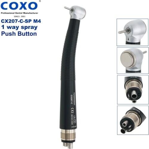 COXO Original Product Dental High Speed color 4 Hole Ceramic Bearing Turbine Handpiece