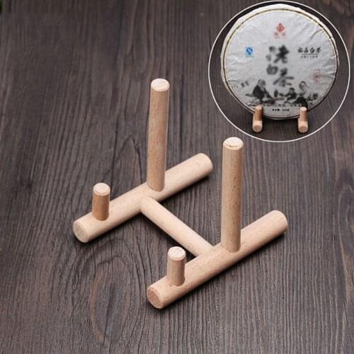Wooden Tea Tray Cake Holder Stent Table Plate Shelf Photo Frame Rack Shop Counter Display Exhibition Kitchen Organizer4