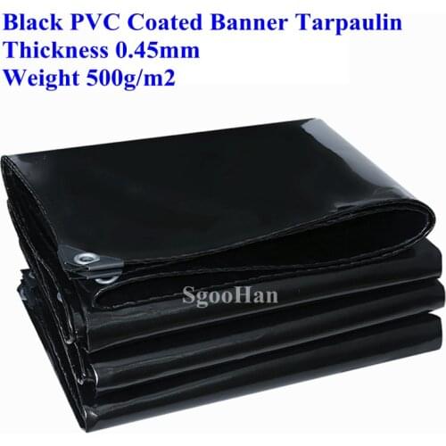 Truck Canopys PVC Coated Banner Tarpaulin Rainproof Cloth Outdoor Awning Waterproof Oxford Oilcloth Shade Sail Shelter 500g/m2