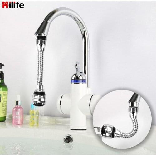 HILIFE 360 Degree Rotating Bubbler Filter Tap Adapter 2 Modes Adjustable Faucet Extender Water Saving High Pressure Nozzle