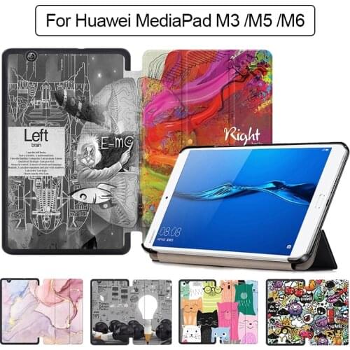MTT PU Leather Case For Huawei MediaPad M3 8.4 inch BTV-W09 BTV-DL09 Magnetic Folio Flip Stand Tablet Case Protective Fundas
