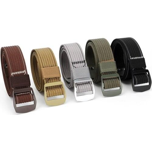 Fashion Brand Matagorda Man Belt Stitching Style Simple Canvas Waistband Waist Belts Luxury Gift Graduation Present Mr Accessory