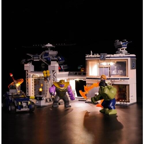 Led Lighting Kit for 76131Alliance Base Battle Scenes building block model kids Toys (LED Lighting set only, No Blocks)