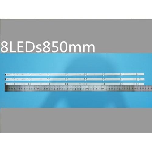 New Kit )3 PCS 8LED 850mm LED backlight strip for LG HC430DGN-SLNX1 43UF6400 43UF640V 43UF6407
