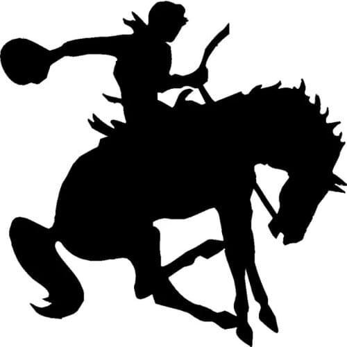 S51056 Various Sizes/Colors Car Stickers Vinyl Decal Horseback Sport Motorcycle Decorative Accessories Creative Waterproof