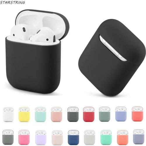 Silicone Cover For Airpods 2/1 Earphone Coque Soft Protector Fundas Airpods Pro Case Air Pods Covers Earpods Apple Airpod Case