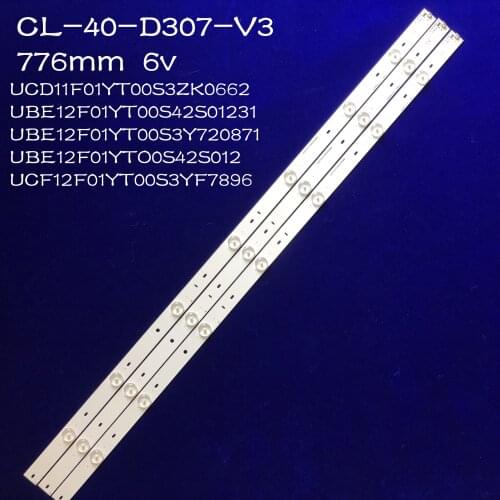 CL-40-D307-V3 LED BACKLIGHT STRIP For 40"TPV TPT400LA-HM06 40PFL5708/F7 40PFL3188 40pfg4109 40phg4109 40PFT4109/60 40PFL3088H