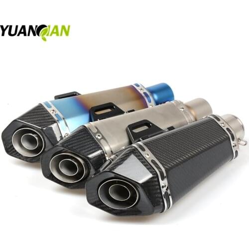 Universal 36- 51mm Motorcycle Modified Exhaust Scooter Muffler Exhaust For honda CB190R CBF19 ducadi 899 1199 1299 2013-2016