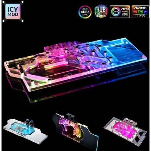 Customize Full Coverage GPU Water Block For NVIDIA AMD GIGABYTE MSI ZOTAC VGA Block A-RGB 12V/5V Water Cooler Custom PC Cooling